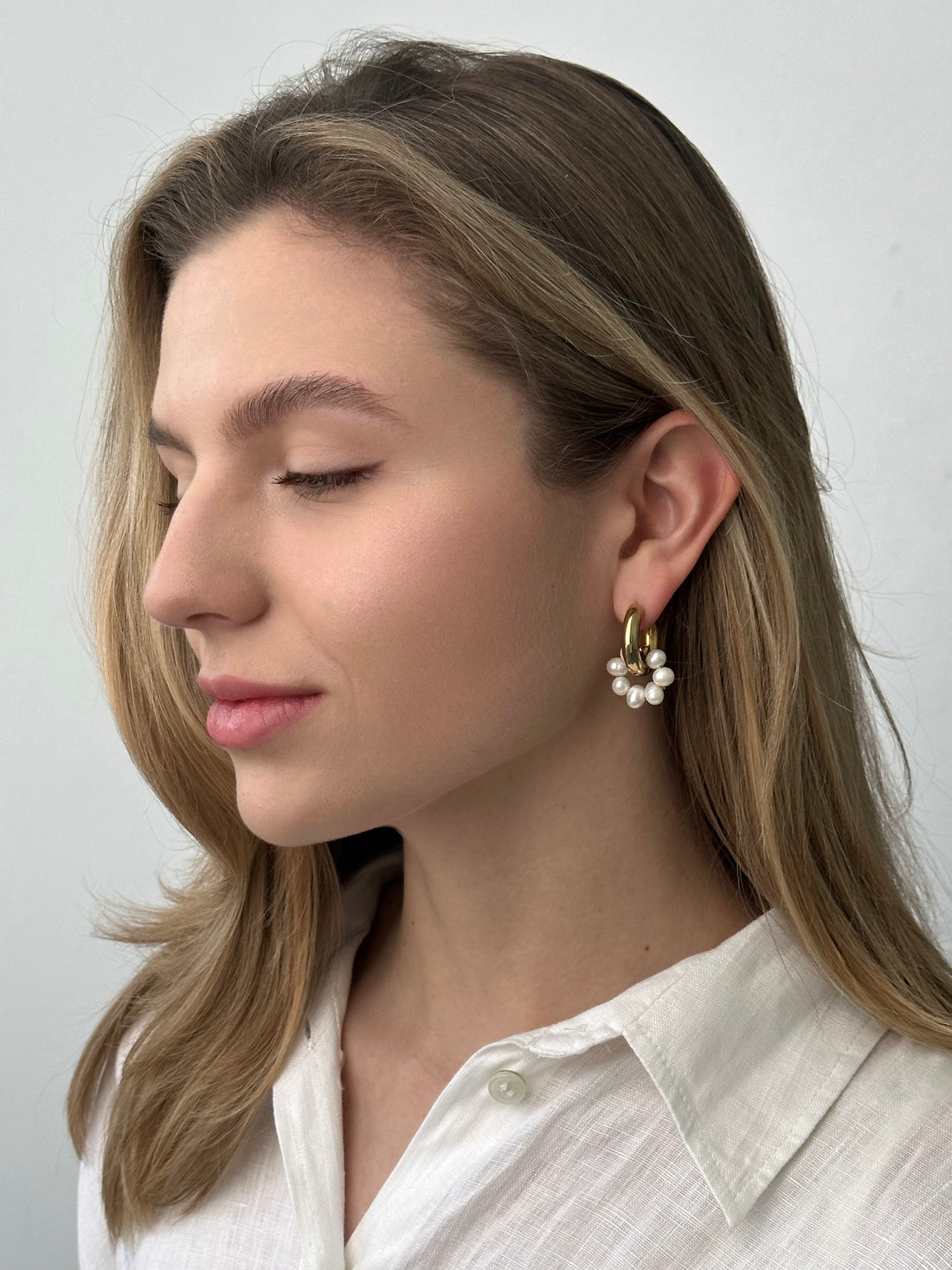 Підвіс "Кільце з перлин"