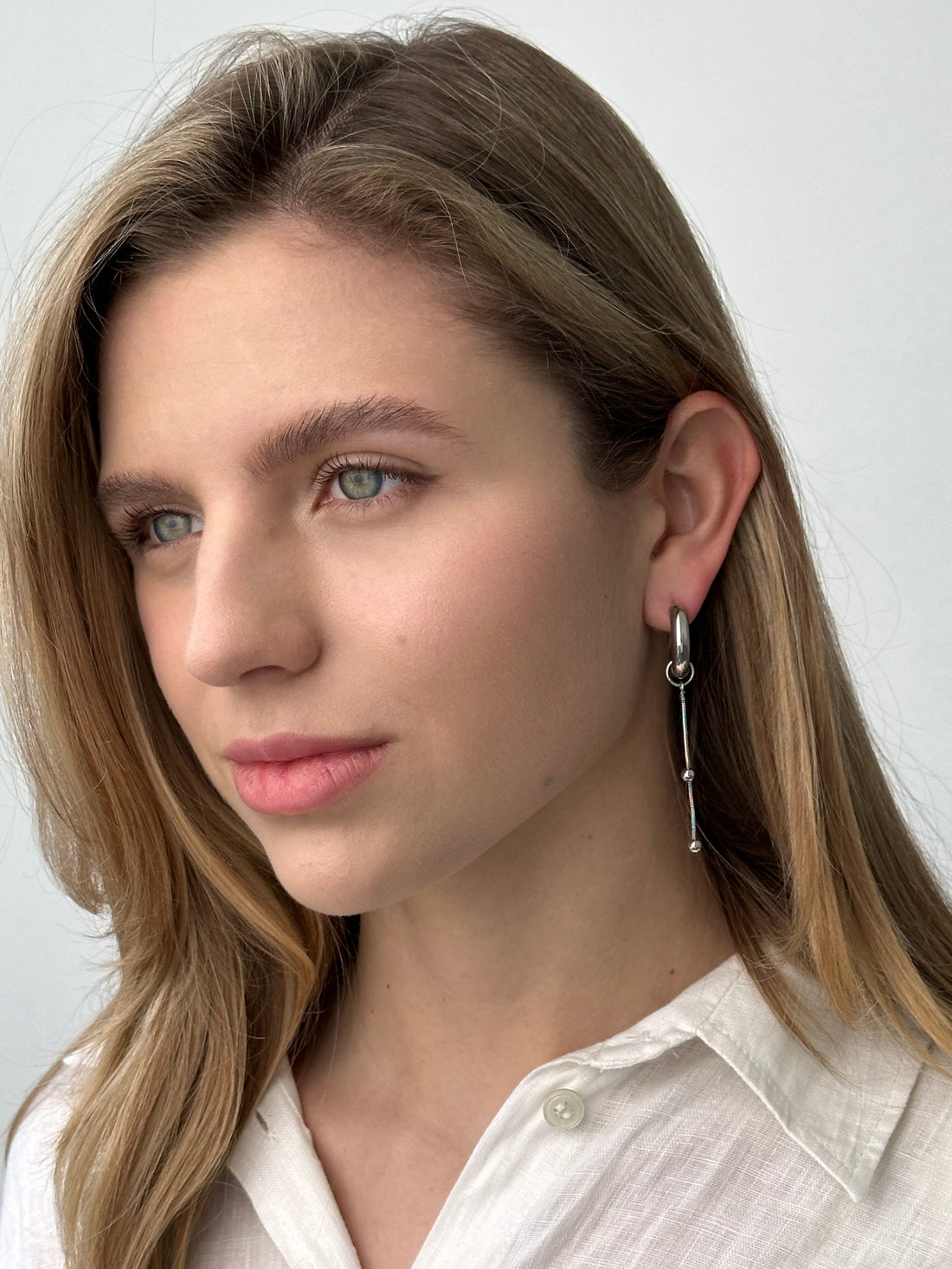 Срібний підвіс з кульками