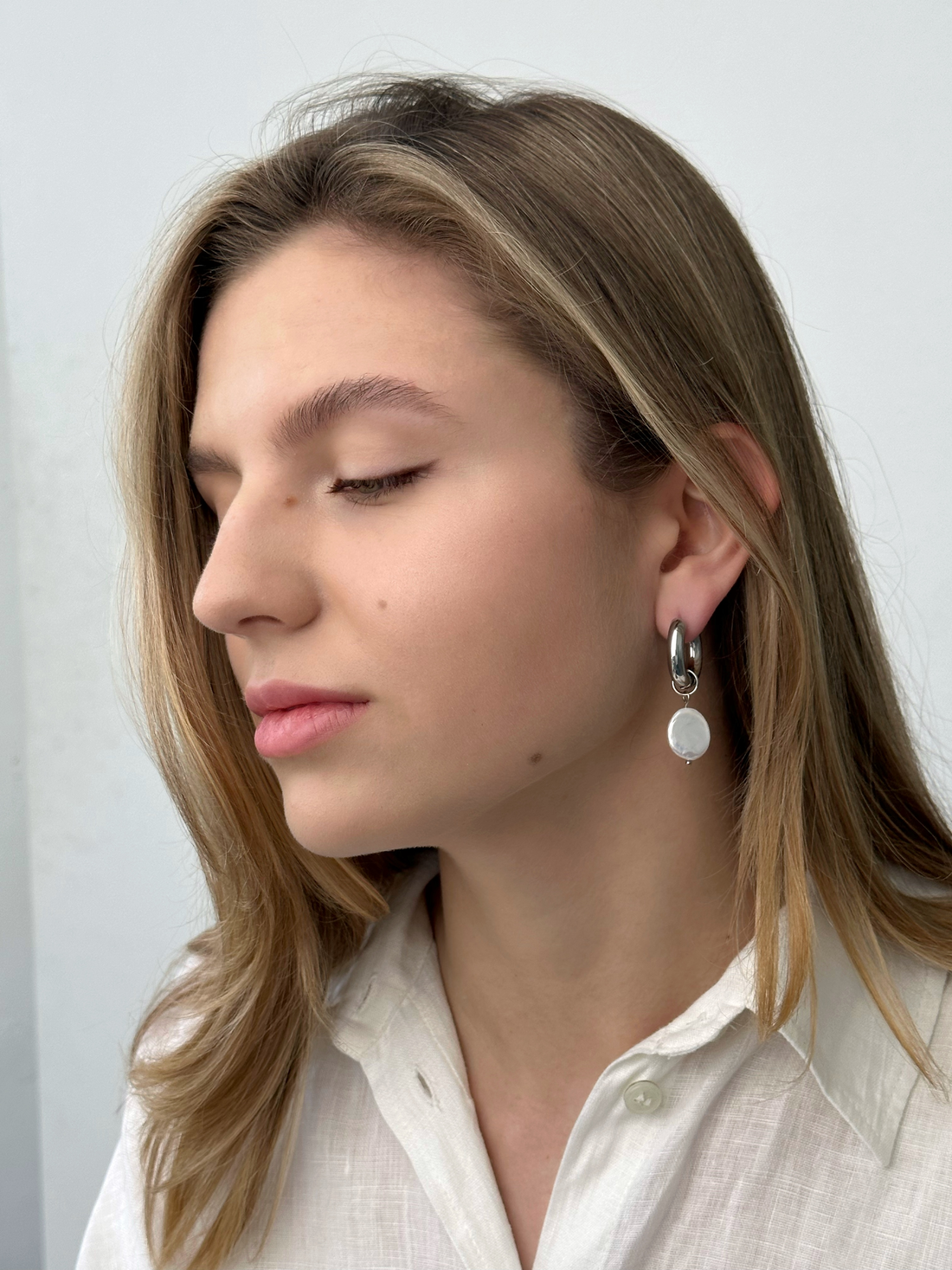 Підвіс "Плоска перлина"