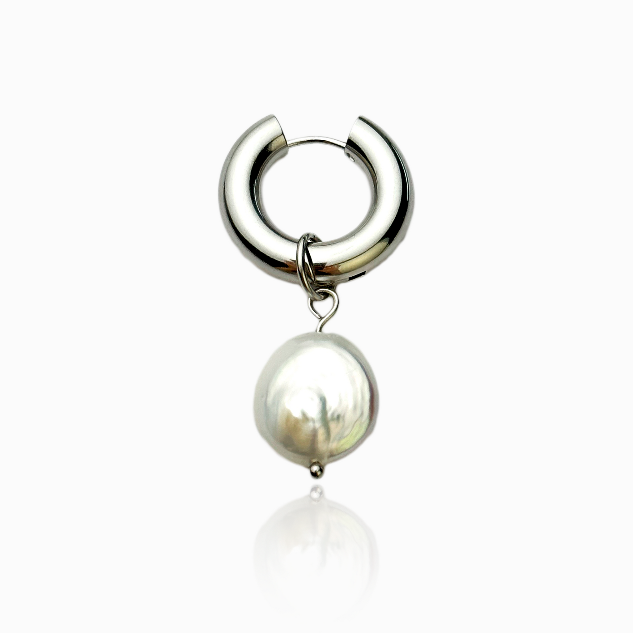 Pendant "Flat pearl"