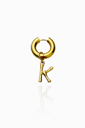 Pendant "Letter K" metal