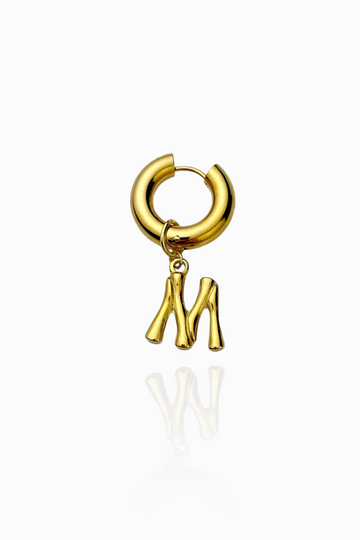 Pendant "Letter M" metal